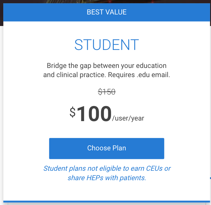 medbridge student discount